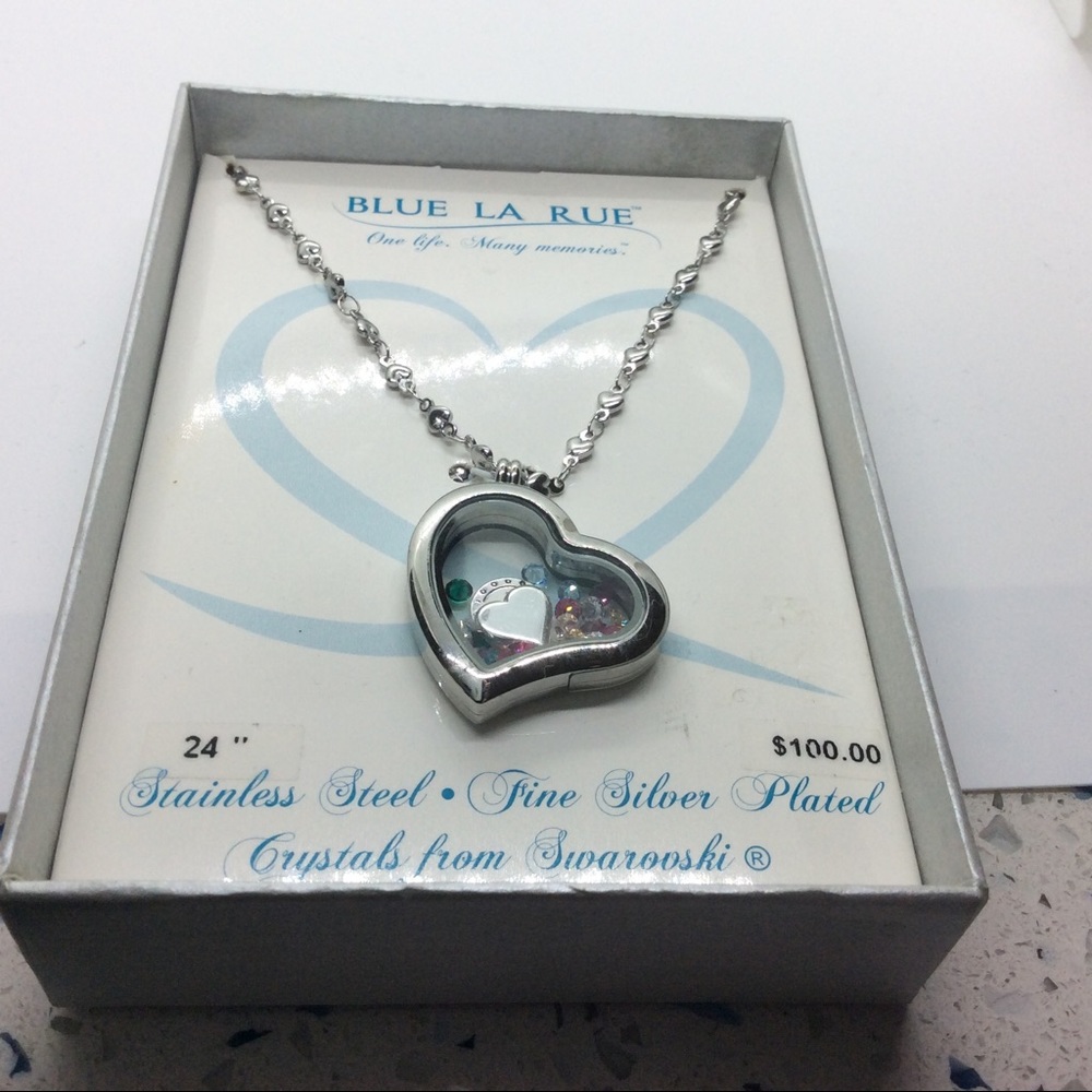 BLUE LA RUE Heart Locket - Picture 3 of 6